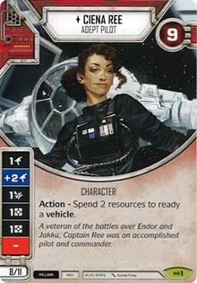 Ciena Ree - Adept Pilot - Empire at War
