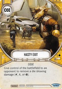 Hasty Exit - Legacies