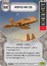 Modified HWK-290 - Legacies