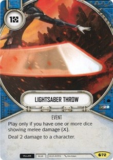 Lightsaber Throw - Spirit of Rebellion