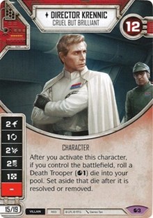 Director Krennic - Cruel But Brilliant - Spirit of Rebellion