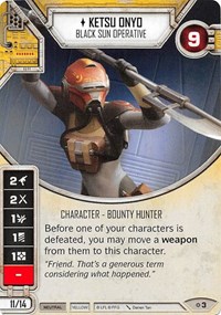 Ketsu Onyo - Black Sun Operative - Rivals