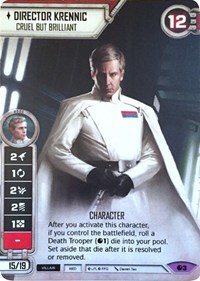 Director Krennic - Cruel But Brilliant - Promos