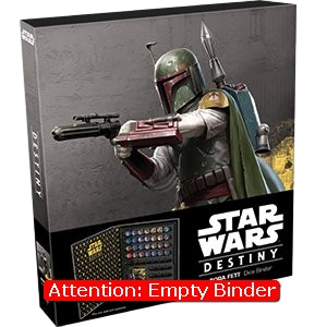 Empty Boba Fett Dice Binder - Star Wars Destiny Products
