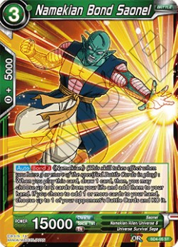 Namekian Bond Saonel - Starter Deck: The Guardian of Namekians