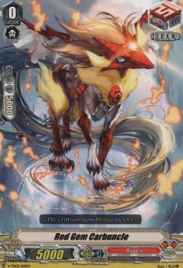 Red Gem Carbuncle [V Format] - Trial Deck: Toshiki Kai