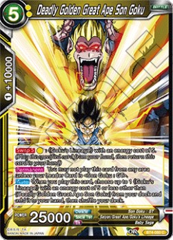 Deadly Golden Great Ape Son Goku - Colossal Warfare
