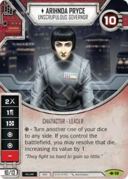 Arihnda Pryce - Unscrupulous Governor - Way of the Force