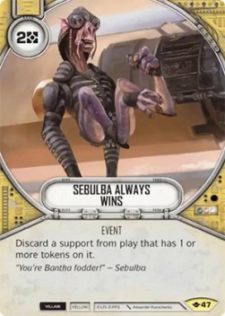 Sebulba Always Wins - Way of the Force