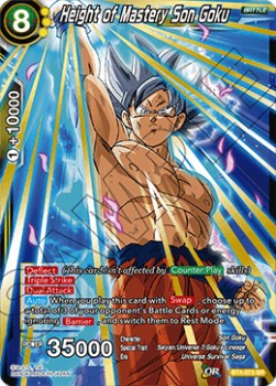 Height of Mastery Son Goku (V.1 - Super Rare) - Colossal Warfare