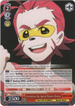 Evolution By Spiral Power, Boota - GURREN LAGANN