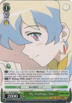My Feelings, Nia - GURREN LAGANN
