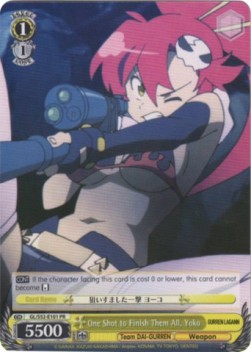 One Shot to Finish Them All, Yoko - GURREN LAGANN