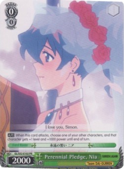 Perennial Pledge, Nia - GURREN LAGANN