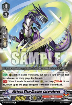 Vicious Claw Dragon, Laceraterex [V Format] - The Destructive Roar