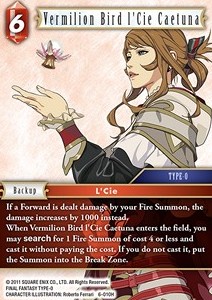 Vermilion Bird l'Cie Caetuna (6-010) - Opus VI