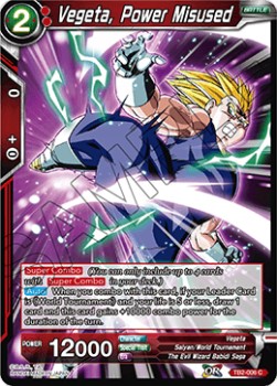 Vegeta, Power Misused - World Martial Arts Tournament
