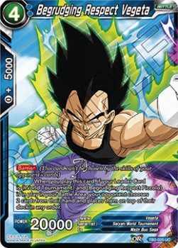 Begrudging Respect Vegeta - World Martial Arts Tournament