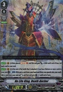 No Life King, Death Anchor [V Format] (V.1 - Vanguard Rare) - Strongest! Team AL4