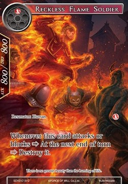 Reckless Flame Soldier - Starter Deck: New Valhalla (Fire)
