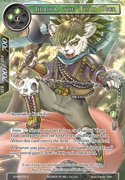 Jiraiya, the Toad User - Starter Deck: New Valhalla (Wind)