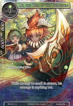 Mu, the Hero of the Greatshield - Starter Deck: New Valhalla (Wind)