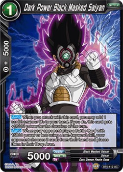 Dark Power Black Masked Saiyan - Miraculous Revival