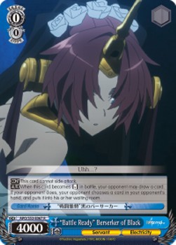 "Battle Ready" Berserker of Black - Fate/Apocrypha