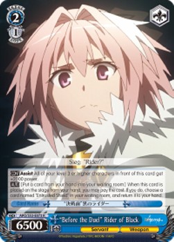 "Before the Duel" Rider of Black - Fate/Apocrypha