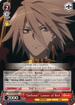 "Defense" Lancer of Red - Fate/Apocrypha