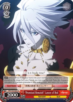 "Promised Rematch" Lancer of Red (V.1 - Rare) - Fate/Apocrypha