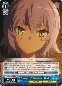 "Savagery" Assassin of Black (V.1 - Rare) - Fate/Apocrypha