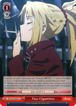 Two Cigarettes (V.2 - Uncommon) - Fate/Apocrypha
