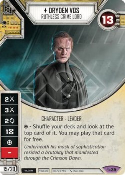 Dryden Vos - Ruthless Crime Lord - Across the Galaxy
