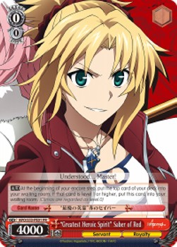 "Greatest Heroic Spirit" Saber of Red - Fate/Apocrypha