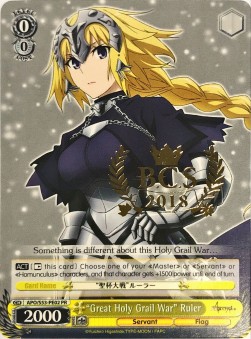 "Great Holy Grail War" Ruler - Fate/Apocrypha