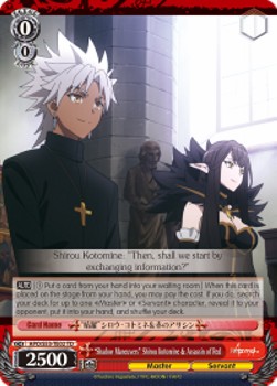 "Shadow Maneuvers" Shirou Kotomine & Assassin of Red - Fate/Apocrypha