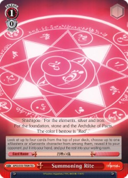 Summoning Rite - Fate/Apocrypha