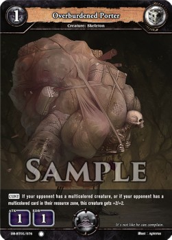 Overburdened Porter - Reckoning of Vashr