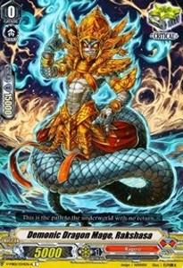 Demonic Dragon Mage, Rakshasa [V Format] (V.1 - Common) - PSYqualia Strife