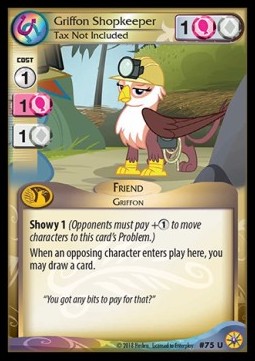 Griffon Shopkeeper *Tax Not Included* - Friends Forever