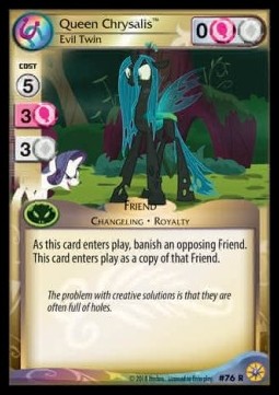 Queen Chrysalis *Evil Twin* - Friends Forever