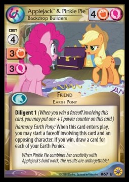 Applejack & Pinkie Pie *Backdrop Builders* - Friends Forever