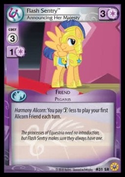 Flash Sentry *Announcing Her Majesty* - Friends Forever