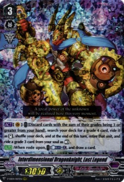 Interdimensional Dragonknight, Lost Legend [V Format] (V.1 - Triple Rare) - The Answer of Truth