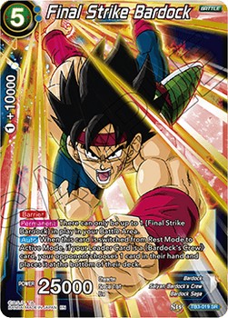 Final Strike Bardock (V.1 - Super Rare) - Clash of Fates