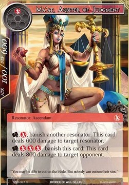 Ma'at, Arbiter of Judgment - The Strangers of New Valhalla