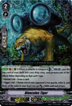 Binoculus Tiger [V Format] (V.1 - Triple Rare) - The Answer of Truth