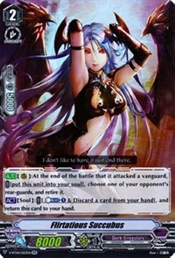 Flirtatious Succubus [V Format] (V.1 - Double Rare) - Vilest! Deletor