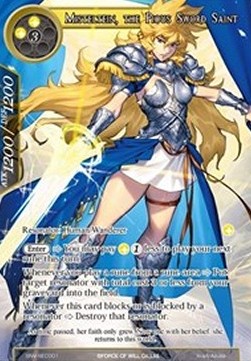 Misteltein, the Pious Sword Saint (V.2 - Secret Rare) - The Strangers of New Valhalla
